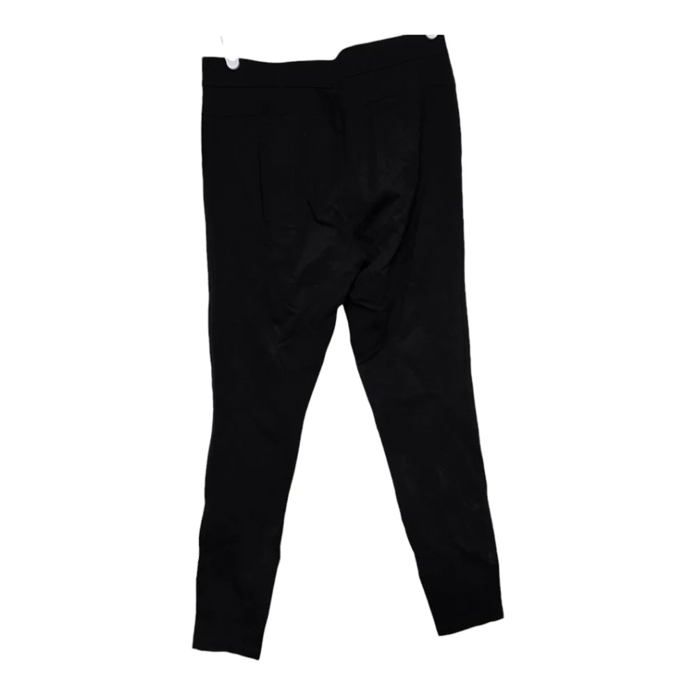 J.Crew Pixie Ponte Skinny Pants 4R Black Snap Front